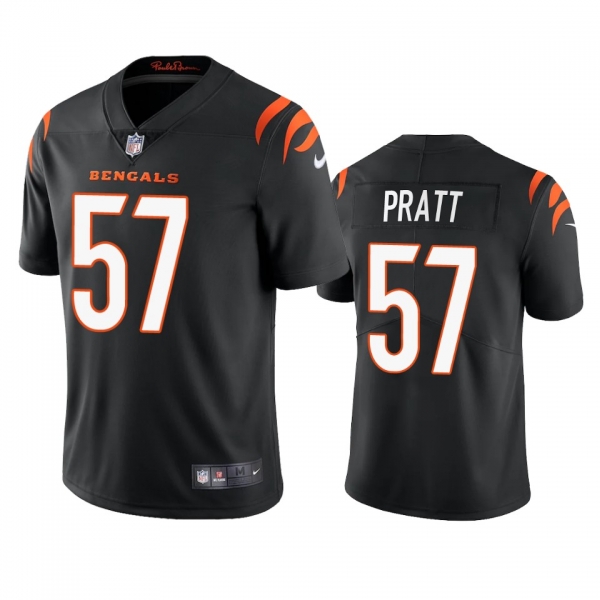 Men's Cincinnati Bengals Germaine Pratt Black 2021 Vapor Limited Jersey