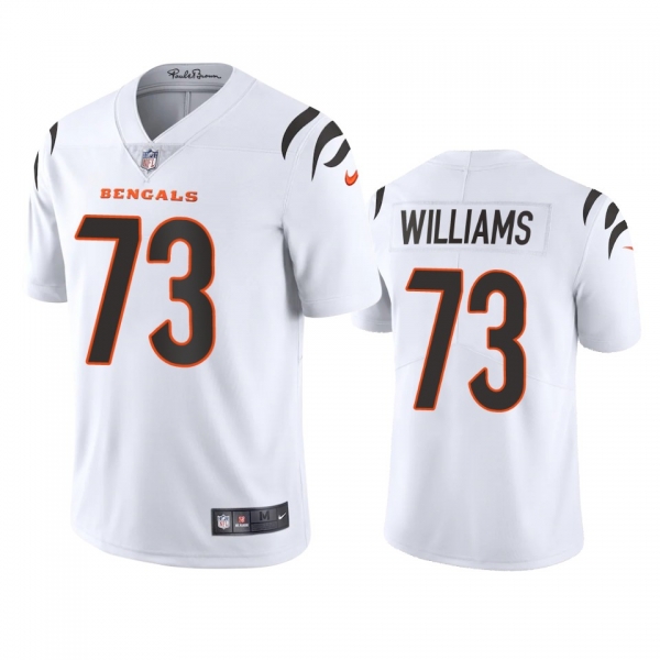 Men's Cincinnati Bengals Jonah Williams White 2021 Vapor Limited Jersey