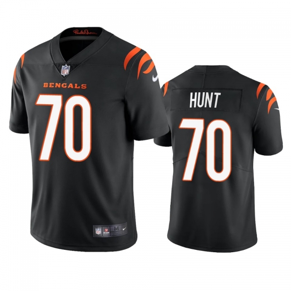 Men's Cincinnati Bengals Margus Hunt Black 2021 Vapor Limited Jersey