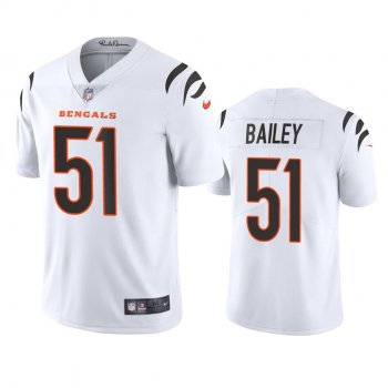 Men's Cincinnati Bengals Markus Bailey White 2021 Vapor Limited Jersey