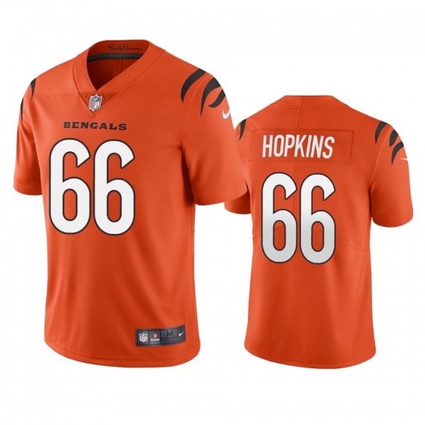 Men's Cincinnati Bengals Trey Hopkins Orange 2021 Vapor Limited Jersey