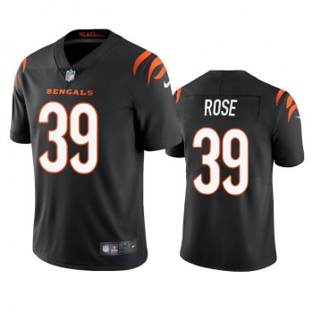 Men's Cincinnati Bengals Winston Rose Black 2021 Vapor Limited Jersey