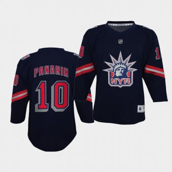 Youth Artemi Panarin New York Rangers 2021 Reverse Retro Navy Special Edition Jersey