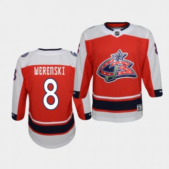 Youth Zach Werenski Columbus Blue Jackets 2021 Reverse Retro Red Replica Jersey