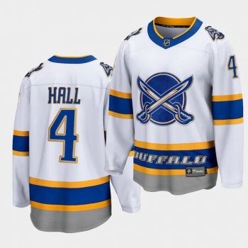 Taylor Hall Buffalo Sabres 2021 Reverse Retro White Special Edition Men Jersey