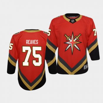 Youth Ryan Reaves Vegas Golden Knights 2021 Reverse Retro Red Replica Jersey