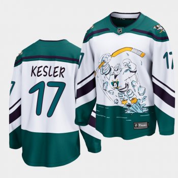 ryan kesler Anaheim Ducks 2021 Special Edition White Reverse Retro Men Jersey