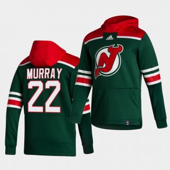 New Jersey Devils Ryan Murray 2021 Reverse Retro Green Pullover Men Hoodie