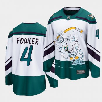 cam fowler Anaheim Ducks 2021 Special Edition White Reverse Retro Men Jersey