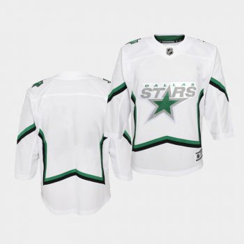 Youth Dallas Stars 2021 Reverse Retro White Premier Jersey