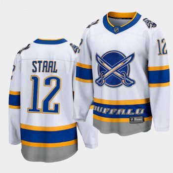 Eric Staal Buffalo Sabres 2021 Reverse Retro White Special Edition Men Jersey