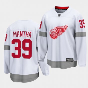 anthony mantha Detroit Red Wings 2021 Special Edition White Reverse Retro Breakaway Jersey