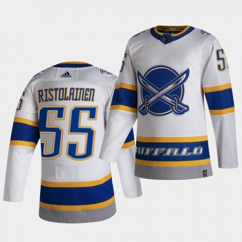 Buffalo Sabres 2021 Reverse Retro Rasmus Ristolainen White Special Edition Jersey