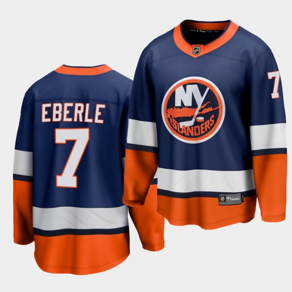 jordan eberle New York Islanders 2021 Special Edition Navy Reverse Retro Breakaway Jersey