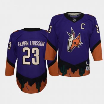 Youth Oliver Ekman-larsson Arizona Coyotes 2021 Reverse Retro Purple Special Edition Jersey