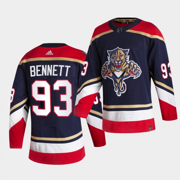 Florida Panthers 2021 Reverse Retro Sam Bennett Navy Special Edition Jersey