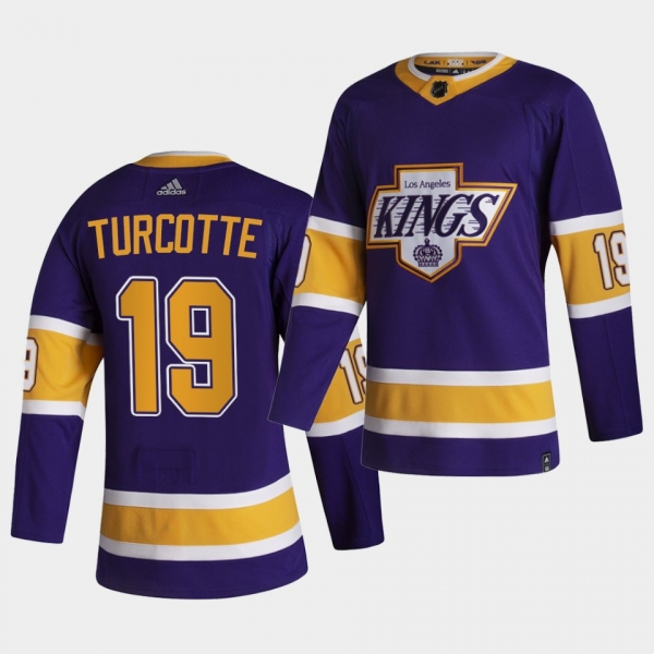 Los Angeles Kings 2021 Reverse Retro Alex Turcotte Purple Special Edition Jersey