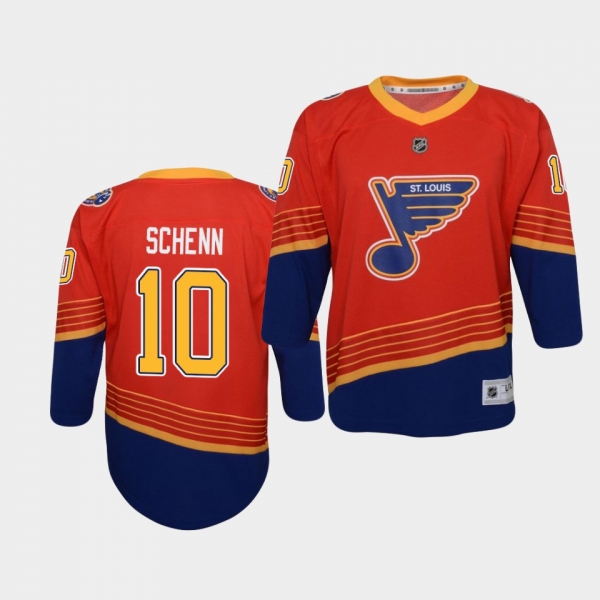 Youth Brayden Schenn St. Louis Blues 2021 Reverse Retro Red Replica Jersey