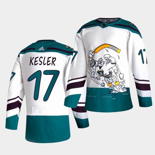 Anaheim Ducks 2021 Reverse Retro Ryan Kesler White Special Edition Authentic Jersey