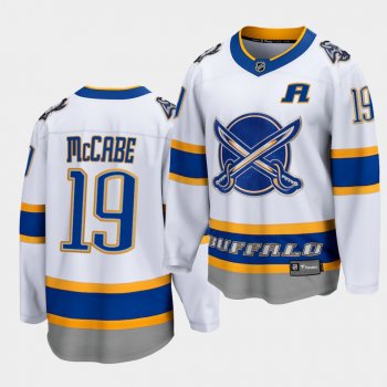 Jake Mccabe Buffalo Sabres 2021 Reverse Retro White Special Edition Men Jersey