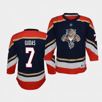 Youth Radko Gudas Florida Panthers 2021 Reverse Retro Navy Replica Jersey