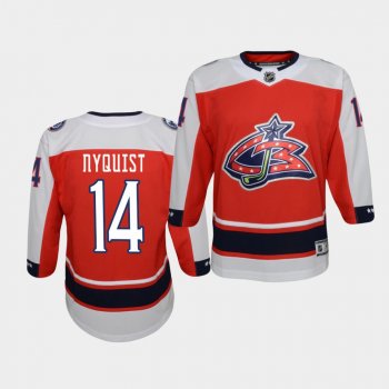 Youth Gustav Nyquist Columbus Blue Jackets 2021 Reverse Retro Red Replica Jersey