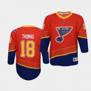 Youth Robert Thomas St. Louis Blues 2021 Reverse Retro Red Replica Jersey