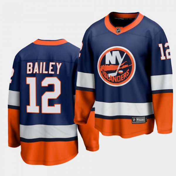 josh bailey New York Islanders 2021 Special Edition Navy Reverse Retro Breakaway Jersey