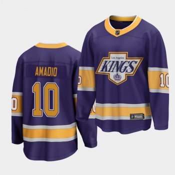 Michael Amadio Los Angeles Kings 2021 Reverse Retro Purple Breakaway Player Men's Jersey