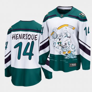 adam henrique Anaheim Ducks 2021 Special Edition White Reverse Retro Men Jersey