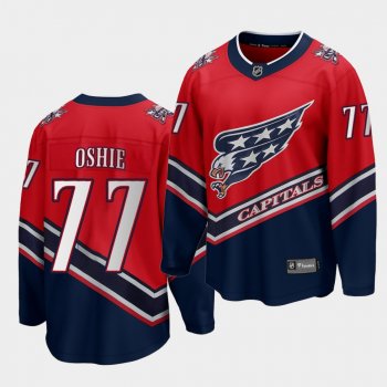 T. J. Oshie Washington Capitals 2021 Reverse Retro Red Special Edition Men Jersey