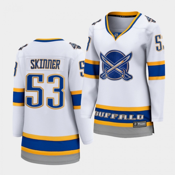 Women Jeff Skinner Buffalo Sabres 2021 Reverse Retro White Special Edition Jersey