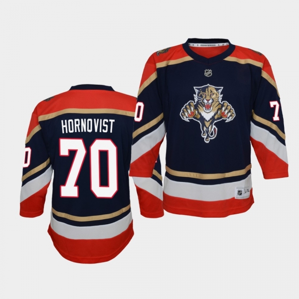 Youth Patric Hornqvist Florida Panthers 2021 Reverse Retro Navy Replica Jersey