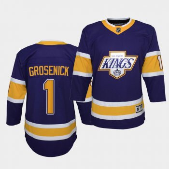 Youth Troy Grosenick Jersey Kings 2021 Reverse Retro Purple Special Edition Jersey