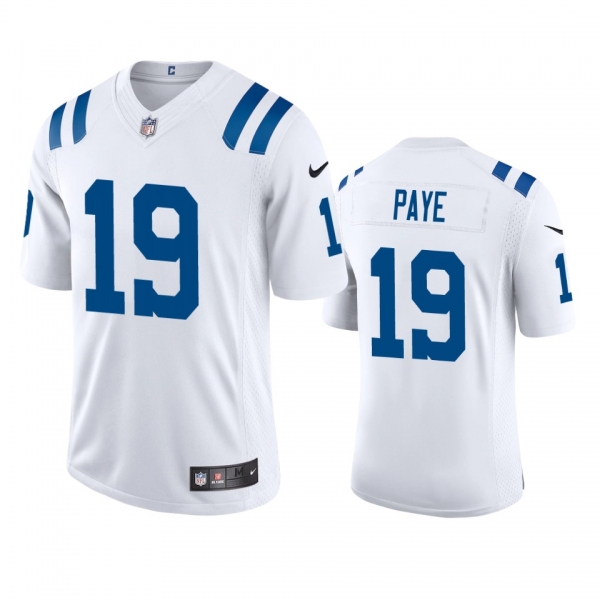 Indianapolis Colts Kwity Paye White 2021 NFL Draft Vapor Limited Jersey