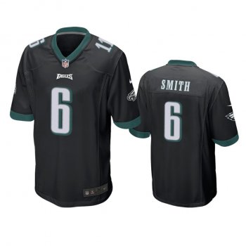 Philadelphia Eagles DeVonta Smith Black 2021 NFL Draft Game Jersey