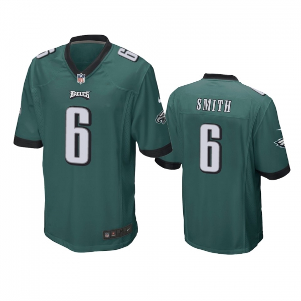 Philadelphia Eagles DeVonta Smith Green 2021 NFL Draft Game Jersey