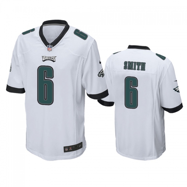 Philadelphia Eagles DeVonta Smith White 2021 NFL Draft Game Jersey