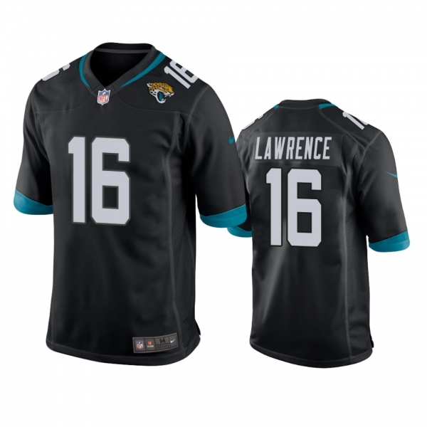 Jacksonville Jaguars Trevor Lawrence Black 2021 NFL Draft Game Jersey