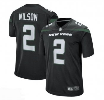 New York Jets Zach Wilson Black 2021 NFL Draft Game Jersey