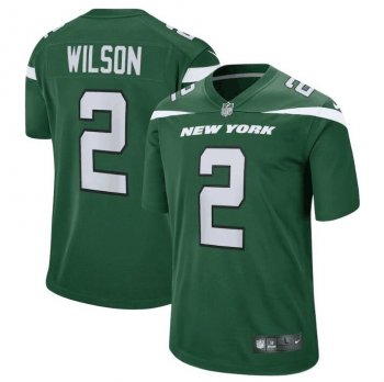 New York Jets Zach Wilson Green 2021 NFL Draft Game Jersey