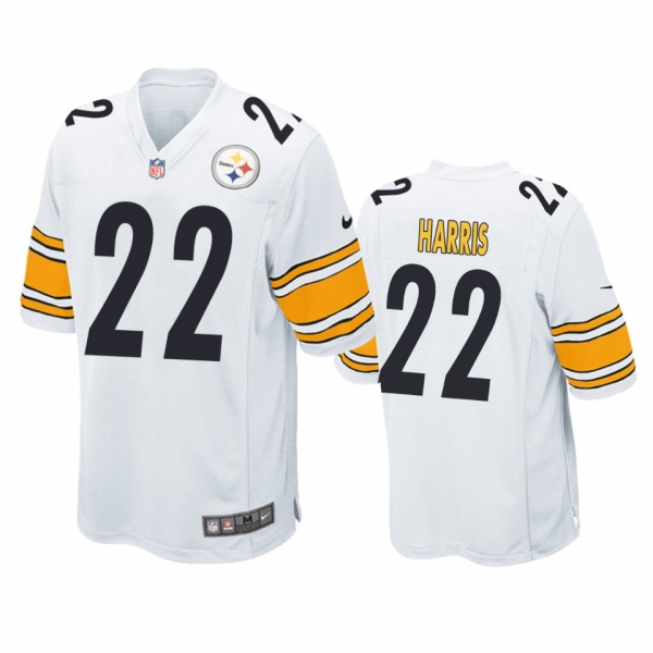 Pittsburgh Steelers Najee Harris White 2021 NFL Draft Game Jersey