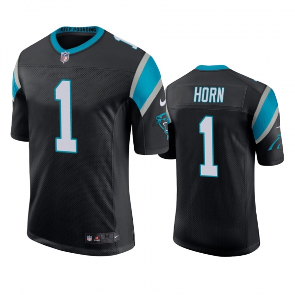 Carolina Panthers Jaycee Horn Black 2021 NFL Draft Vapor Limited Jersey