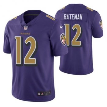 Baltimore Ravens Rashod Bateman Purple 2021 NFL Draft Vapor Limited Jersey