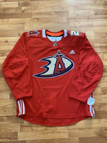 Adidas Anaheim Ducks Los Angeles Angels Co Branded 25th Anniversary Jersey