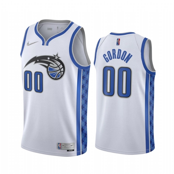 Aaron Gordon Orlando Magic 2020-21 Earned Edition White #00 Jersey Swingman