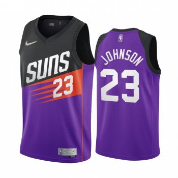 Cameron Johnson Phoenix Suns 2021 Earned Edition Purple #23 Jersey Swingman