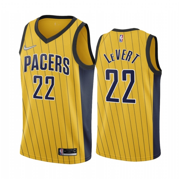 Caris LeVert Indiana Pacers 2020-21 Earned Edition Gold #22 Jersey Swingman