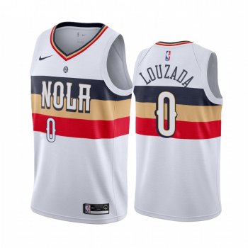 Didi Louzada New Orleans Pelicans 2021 Earned Edition White #0 Jersey