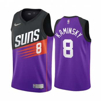 Frank Kaminsky Phoenix Suns 2021 Earned Edition Purple #8 Jersey Swingman